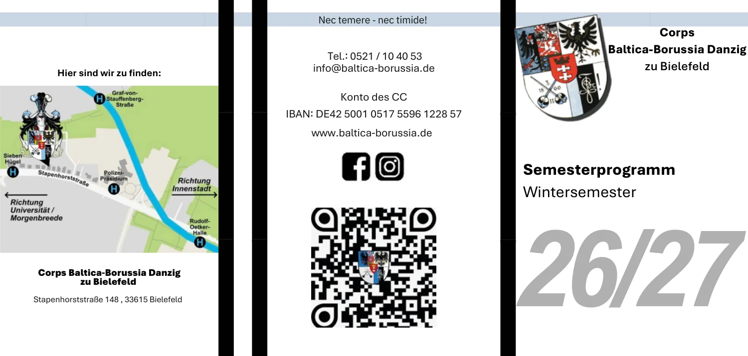 Semesterprogramm Wintersemester 2026/27, Seite 1